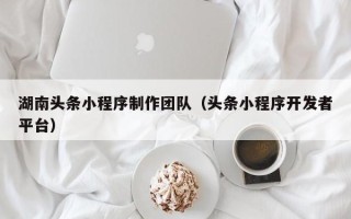 揭阳湖南头条小程序制作团队（头条小程序开发者平台）